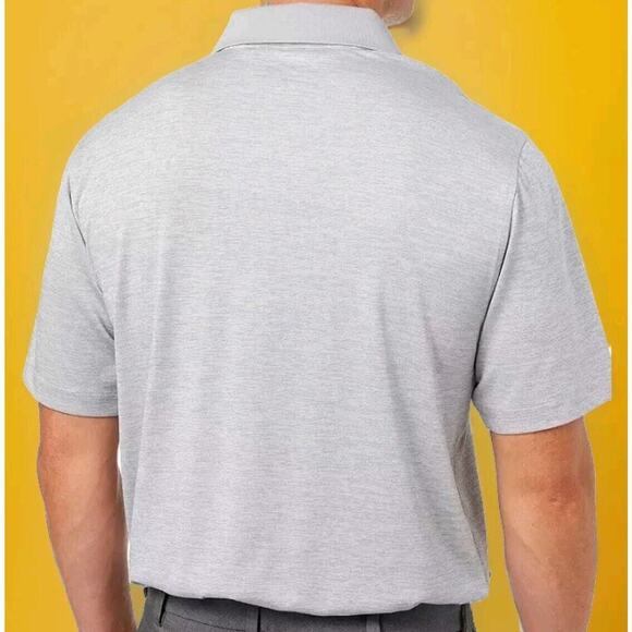 Walter Hagen Men Essentials Space Dye Solid Golf Polo Small NWT A110 New UV+15 - Picture 2 of 4